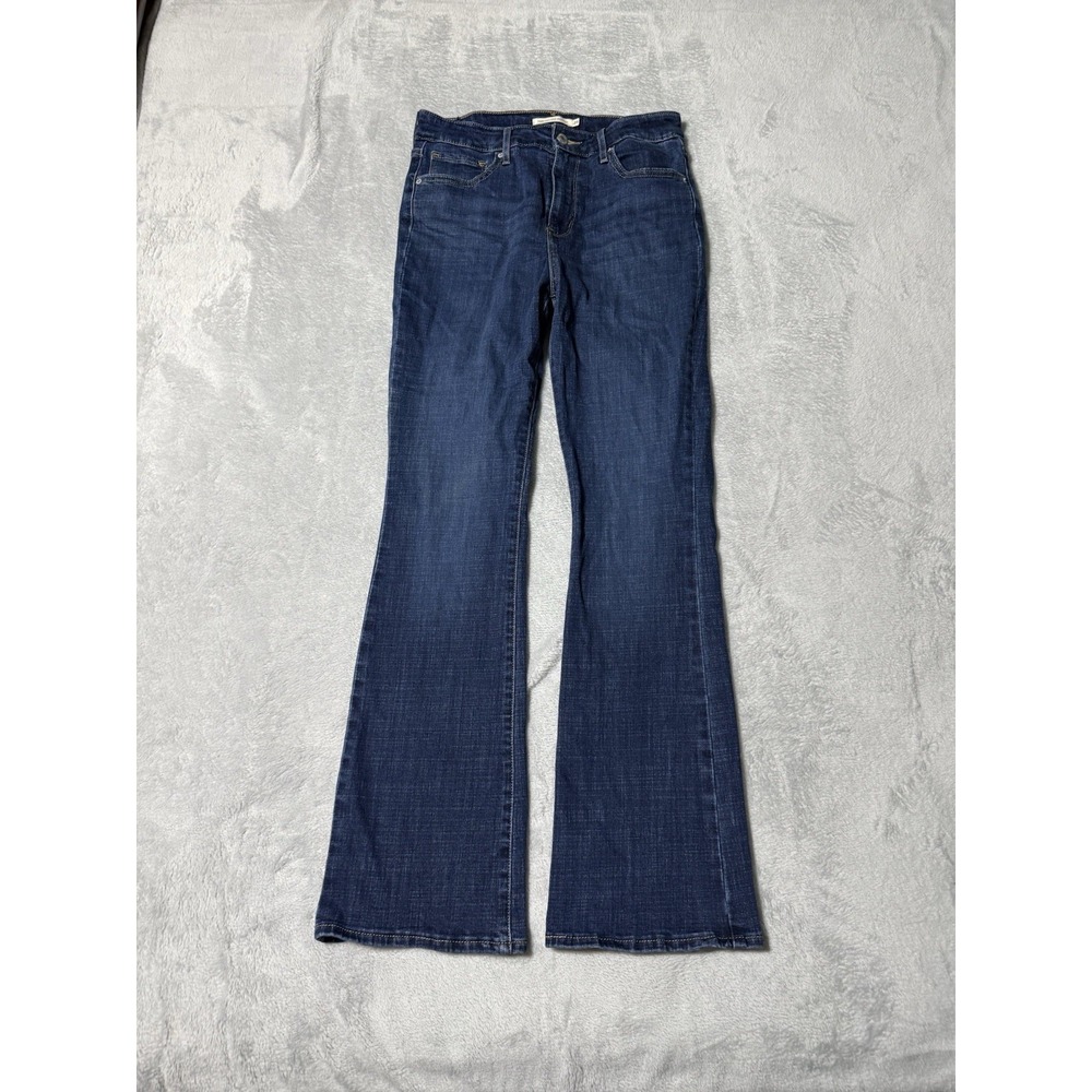 Levis 725 Jeans Womens 27 Blue‎ Bootcut High Rise Dark Wash Denim 27x29